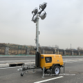 Portable Mobile Light Towers Trailer 4 X 1000W Mobile Light Tower Trailer Factory